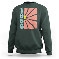 70th Birthday Sweatshirt Vintage 1956 Boho Flowers 70 Years Old Birthday