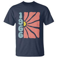 60th Birthday T Shirt Vintage 1966 Boho Flowers 60 Years Old Birthday