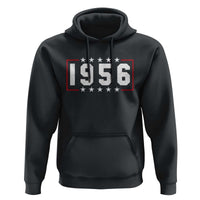 70th Birthday Hoodie Vintage 1956 70 Years Old Birthday Stars And Stripes