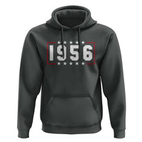 70th Birthday Hoodie Vintage 1956 70 Years Old Birthday Stars And Stripes