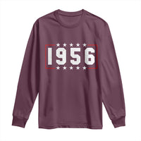 70th Birthday Long Sleeve Shirt Vintage 1956 70 Years Old Birthday Stars And Stripes