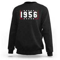 70th Birthday Sweatshirt Vintage 1956 70 Years Old Birthday Stars And Stripes