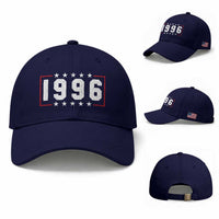 30th Birthday Baseball Cap Vintage 1996 30 Years Old Birthday Stars And Stripes