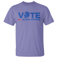Vote Like A Black Women T Shirt Afro Hair Black Votes - Wonder Print Shop
