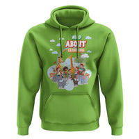 Wild About Learning Hoodie Back To School Zoo Animals Student Rainbow - Wonder Print Shop