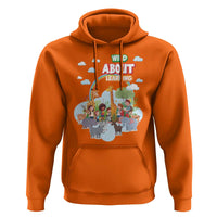 Wild About Learning Hoodie Back To School Zoo Animals Student Rainbow - Wonder Print Shop