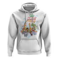 Wild About Learning Hoodie Back To School Zoo Animals Student Rainbow - Wonder Print Shop