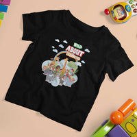 Wild About Learning T Shirt For Kid Back To School Zoo Animals Student Rainbow - Wonder Print Shop