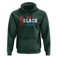 Voting Is My Black Job Hoodie Election Ballot Box Star USA Flag - Wonder Print Shop