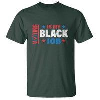 Voting Is My Black Job T Shirt Election Ballot Box Star USA Flag - Wonder Print Shop
