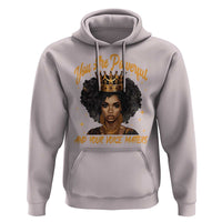 Harris 2024 Hoodie You Are Powerful And Your Voice Matters Afro Girl - Wonder Print Shop