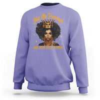 Harris 2024 Sweatshirt You Are Powerful And Your Voice Matters Afro Girl - Wonder Print Shop