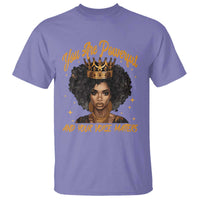 Harris 2024 T Shirt You Are Powerful And Your Voice Matters Afro Girl - Wonder Print Shop
