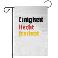 German Heritage Garden Flag Einigkeit Recht Freiheit Germany Flag - Wonder Print Shop