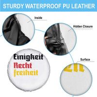 German Heritage Spare Tire Cover Einigkeit Recht Freiheit Germany Flag - Wonder Print Shop