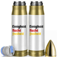 German Heritage Bullet Tumbler Einigkeit Recht Freiheit Germany Flag - Wonder Print Shop