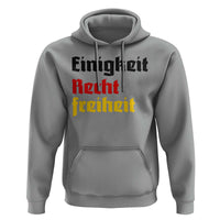 German Heritage Hoodie Einigkeit Recht Freiheit Germany Flag - Wonder Print Shop