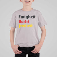 German Heritage T Shirt For Kid Einigkeit Recht Freiheit Germany Flag - Wonder Print Shop