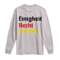 German Heritage Long Sleeve Shirt Einigkeit Recht Freiheit Germany Flag - Wonder Print Shop