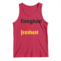 German Heritage Tank Top Einigkeit Recht Freiheit Germany Flag - Wonder Print Shop