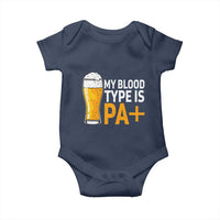 Funny My Blood Type Is IPA Baby Onesie IPA Beer Drinking - Wonder Print Shop