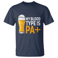 Funny My Blood Type Is IPA T Shirt IPA Beer Drinking - Wonder Print Shop