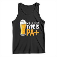 Funny My Blood Type Is IPA Tank Top IPA Beer Drinking - Wonder Print Shop