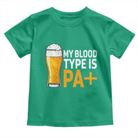 Funny My Blood Type Is IPA Toddler T Shirt IPA Beer Drinking - Wonder Print Shop