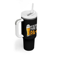 Funny My Blood Type Is IPA Tumbler With Handle IPA Beer Drinking - Wonder Print Shop