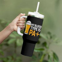 Funny My Blood Type Is IPA Tumbler With Handle IPA Beer Drinking - Wonder Print Shop