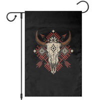 Native American Longhorn Bull Skull Tribal Arrows Garden Flag - Wonder Print Shop