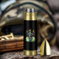 Funny Sitting Bull 90s Nostalgia Pop Art Bullet Tumbler Retro Native American Chief - Wonder Print Shop