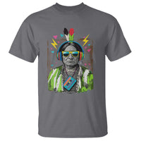 Funny Sitting Bull 90s Nostalgia Pop Art T Shirt Retro Native American Chief - Wonder Print Shop