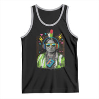 Funny Sitting Bull 90s Nostalgia Pop Art Tank Top Retro Native American Chief - Wonder Print Shop