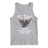I Am Navy Veteran Tank Top I Served I Sacrificed I have Anger Issues Bald Eagle USA Flag - Wonder Print Shop