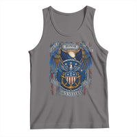 US Navy Veteran Service Honor Sacrifice Tank Top Vintage Bald Eagle American Flag Anchor - Wonder Print Shop