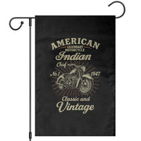 American Legendary Motorcycle Indian Chief Garden Flag Classic And Vintage Bikers Club - Wonder Print Shop