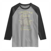 American Legendary Motorcycle Indian Chief Raglan Shirt Classic And Vintage Bikers Club - Wonder Print Shop