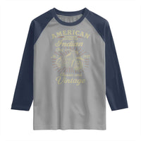 American Legendary Motorcycle Indian Chief Raglan Shirt Classic And Vintage Bikers Club - Wonder Print Shop