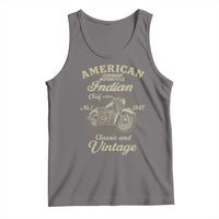 American Legendary Motorcycle Indian Chief Tank Top Classic And Vintage Bikers Club - Wonder Print Shop