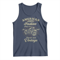American Legendary Motorcycle Indian Chief Tank Top Classic And Vintage Bikers Club - Wonder Print Shop
