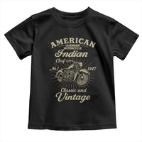 American Legendary Motorcycle Indian Chief Toddler T Shirt Classic And Vintage Bikers Club - Wonder Print Shop