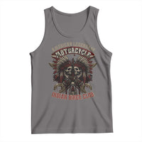 American Legendary Motorcycle Indian Biker Club Tank Top Vintage Native American Skull Chief - Wonder Print Shop