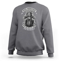 Never Underestimate An Old Man Who Has Native Blood And Motorcycle Sweatshirt Native American Biker - Wonder Print Shop
