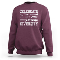 Native American Weapon Celebrate Diversity Sweatshirt Indigenous Pride - Wonder Print Shop