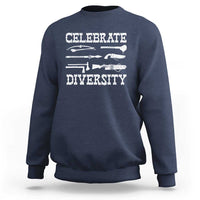 Native American Weapon Celebrate Diversity Sweatshirt Indigenous Pride - Wonder Print Shop