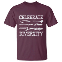 Native American Weapon Celebrate Diversity T Shirt Indigenous Pride - Wonder Print Shop