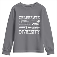 Native American Weapon Celebrate Diversity Youth Sweatshirt Indigenous Pride - Wonder Print Shop