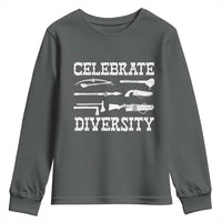 Native American Weapon Celebrate Diversity Youth Sweatshirt Indigenous Pride - Wonder Print Shop