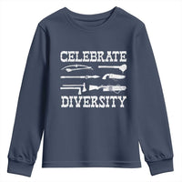 Native American Weapon Celebrate Diversity Youth Sweatshirt Indigenous Pride - Wonder Print Shop